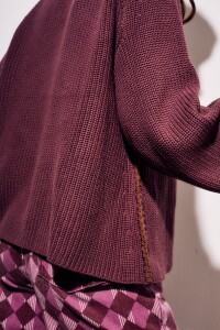 Sweater Borgoña
