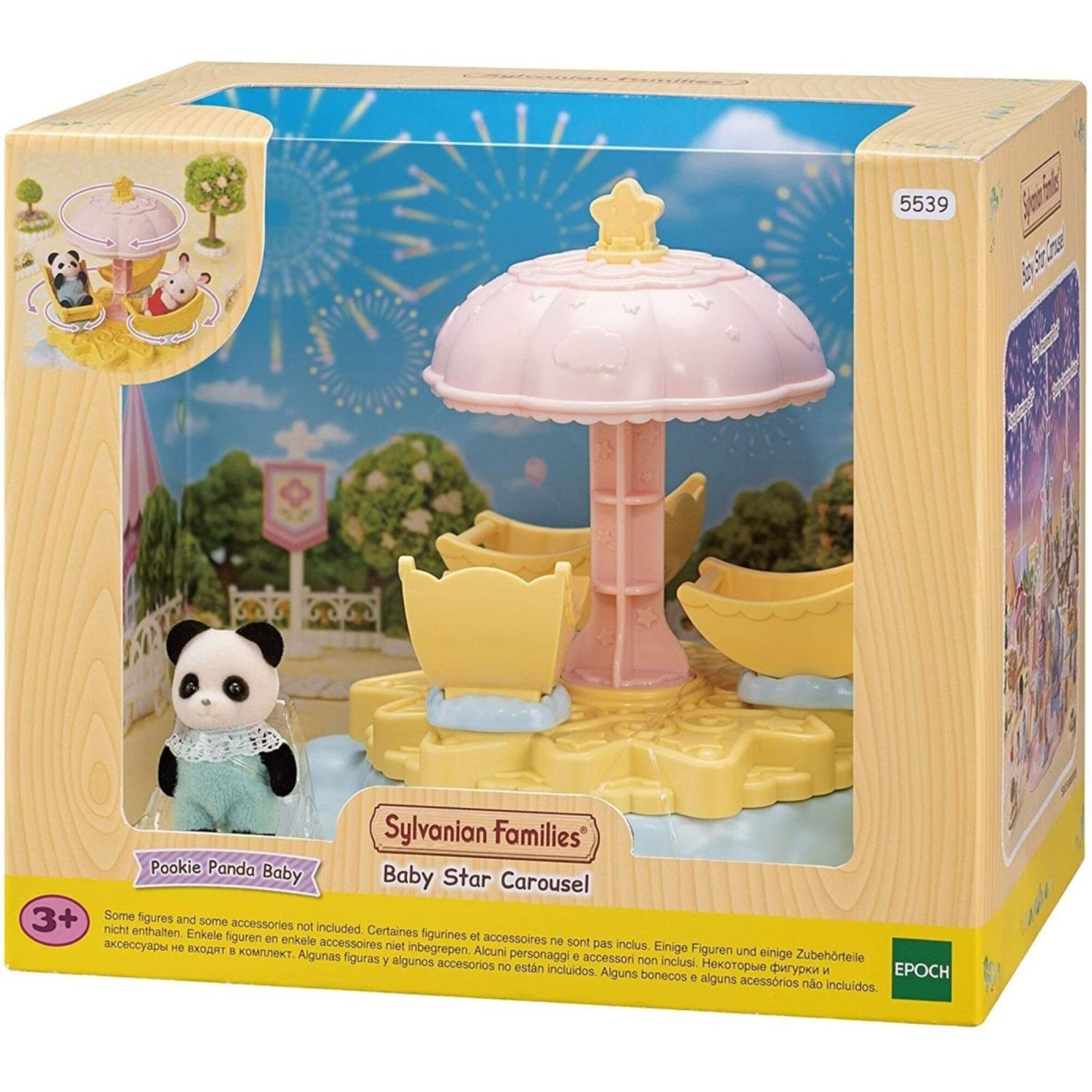 Sylvanian Families Juguete Carrusel De Estrellas Bebe Atrix