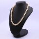 Collar perlas de cultivo y broche de oro 18k. Collar perlas de cultivo y broche de oro 18k.