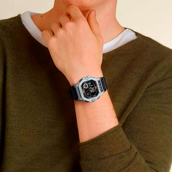 Reloj CASIO WS1400H-1BVDF Resina Negro Esfera 44mm 0