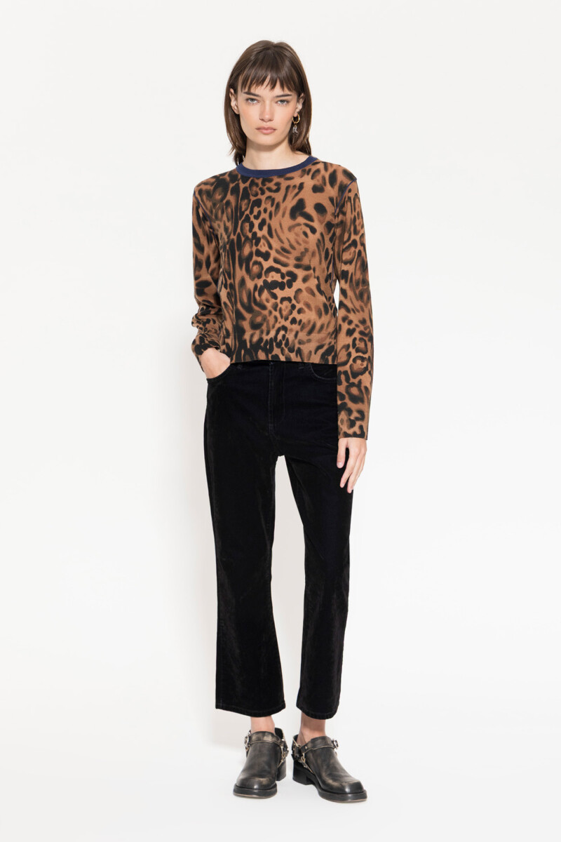 Sweater Feline Leopardo