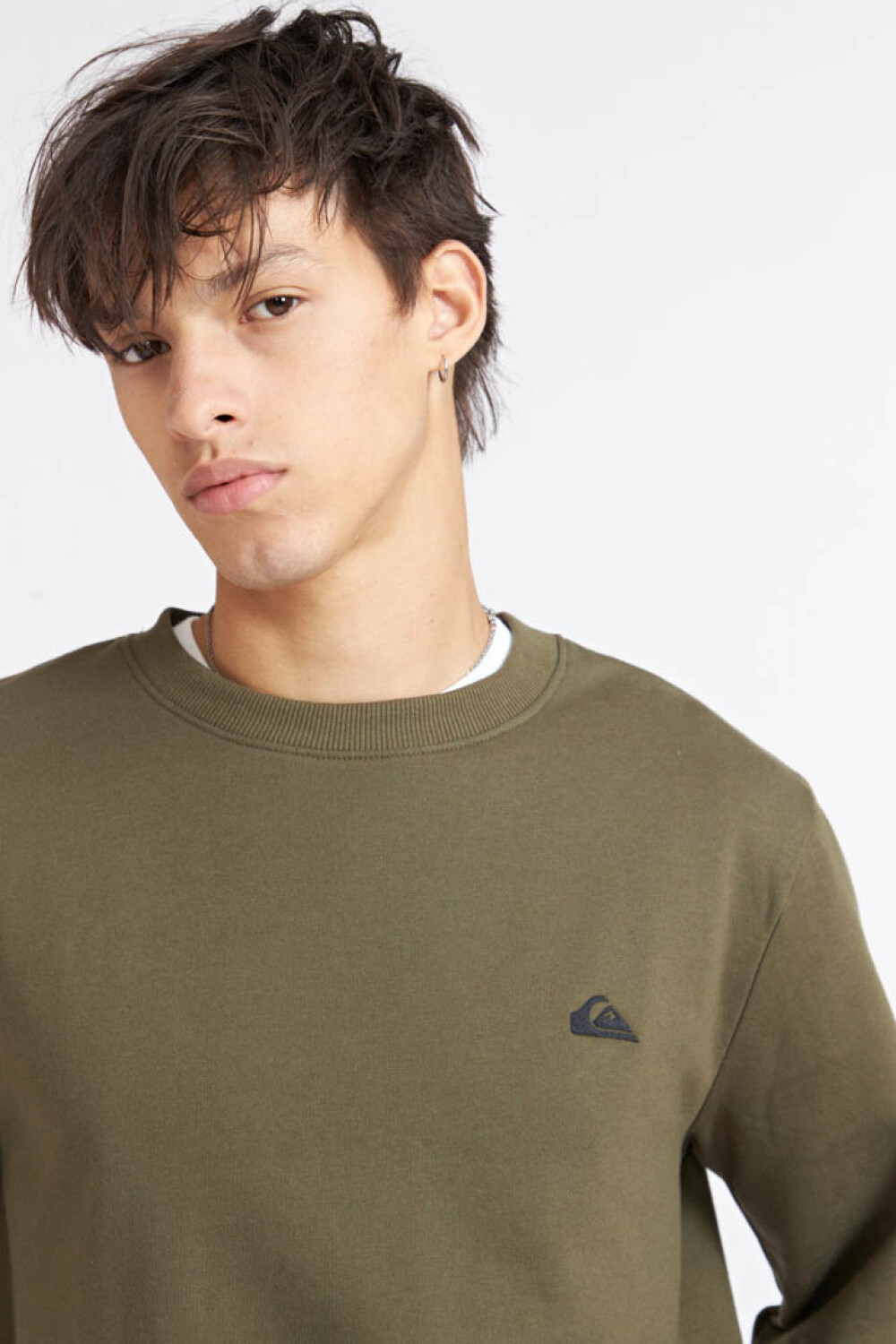 Quiksilver Buzo Polar BASIC CREW Hombre - Marrón Marron