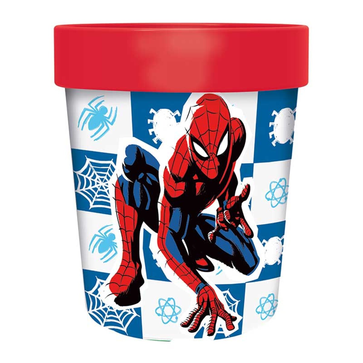 Vaso Plástico Spiderman para Microondas 