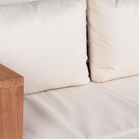 SET DE LIVING MADERA NATURAL-BEIGE PRESIDENT