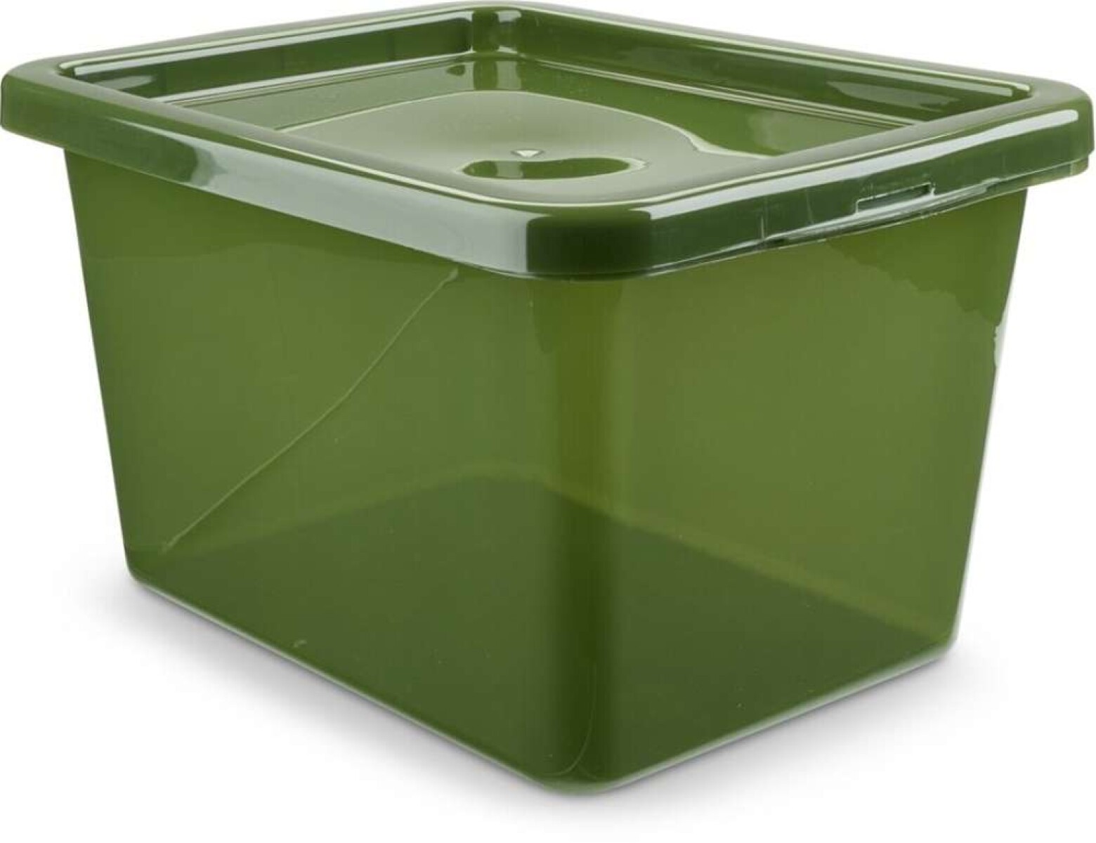Caja De Almacenamiento Basic Box 15 L Con Tapa - Verde 