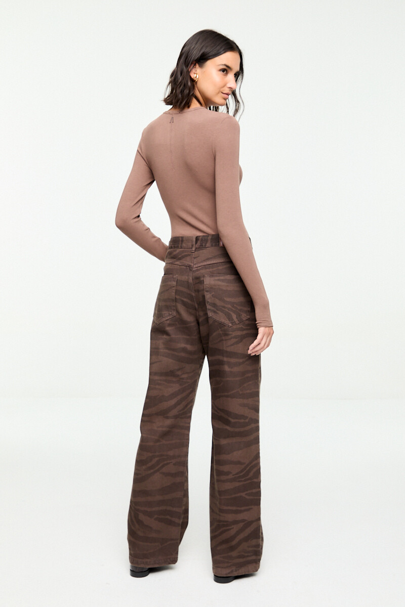 JEAN FLARE ANIMAL PRINT Animal Print
