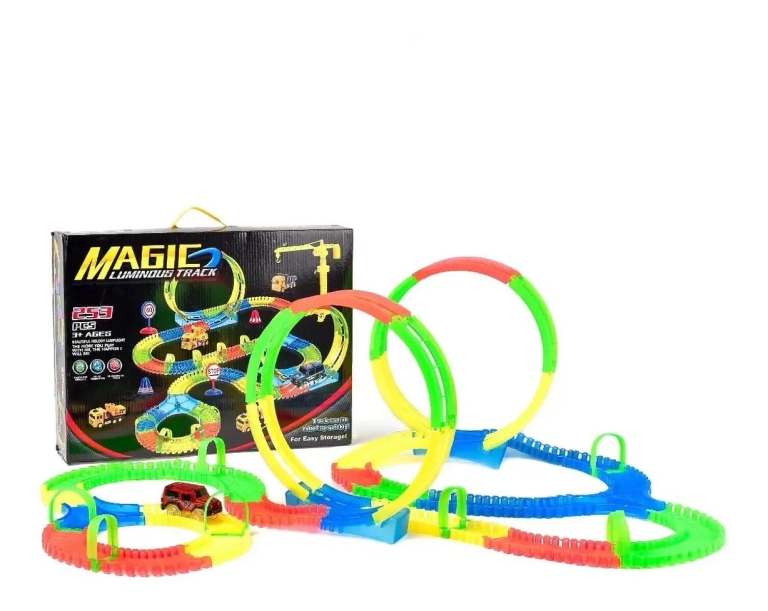 Pista Luminosa 253 Piezas - Magic Luminous Track 