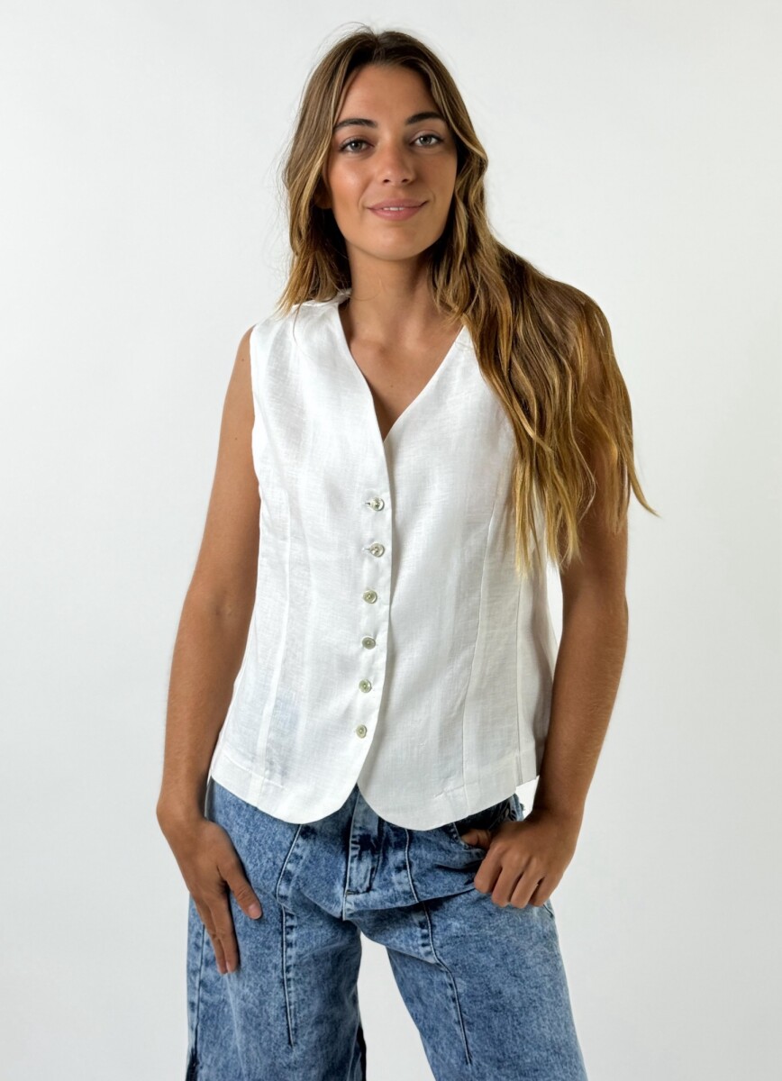 CHALECO PISCO - BLANCO 