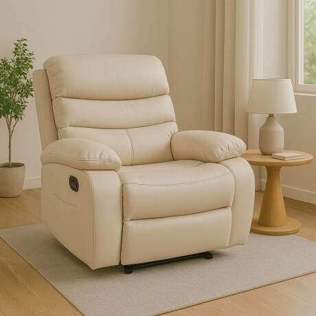 Sillon reclinable 1 cuerpo - Beige Sillon reclinable 1 cuerpo - Beige