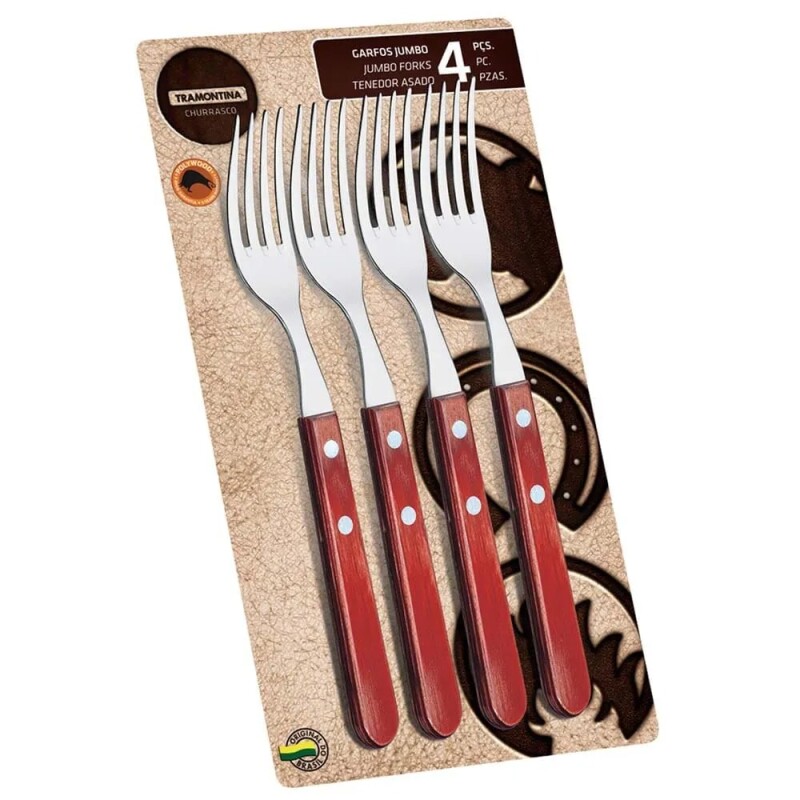 BLISTER DE TENEDORES JUMBO POLYWOOD LINE X 4uni. TRAMONTINA - 21199/797 BLISTER DE TENEDORES JUMBO POLYWOOD LINE X 4uni. TRAMONTINA - 21199/797