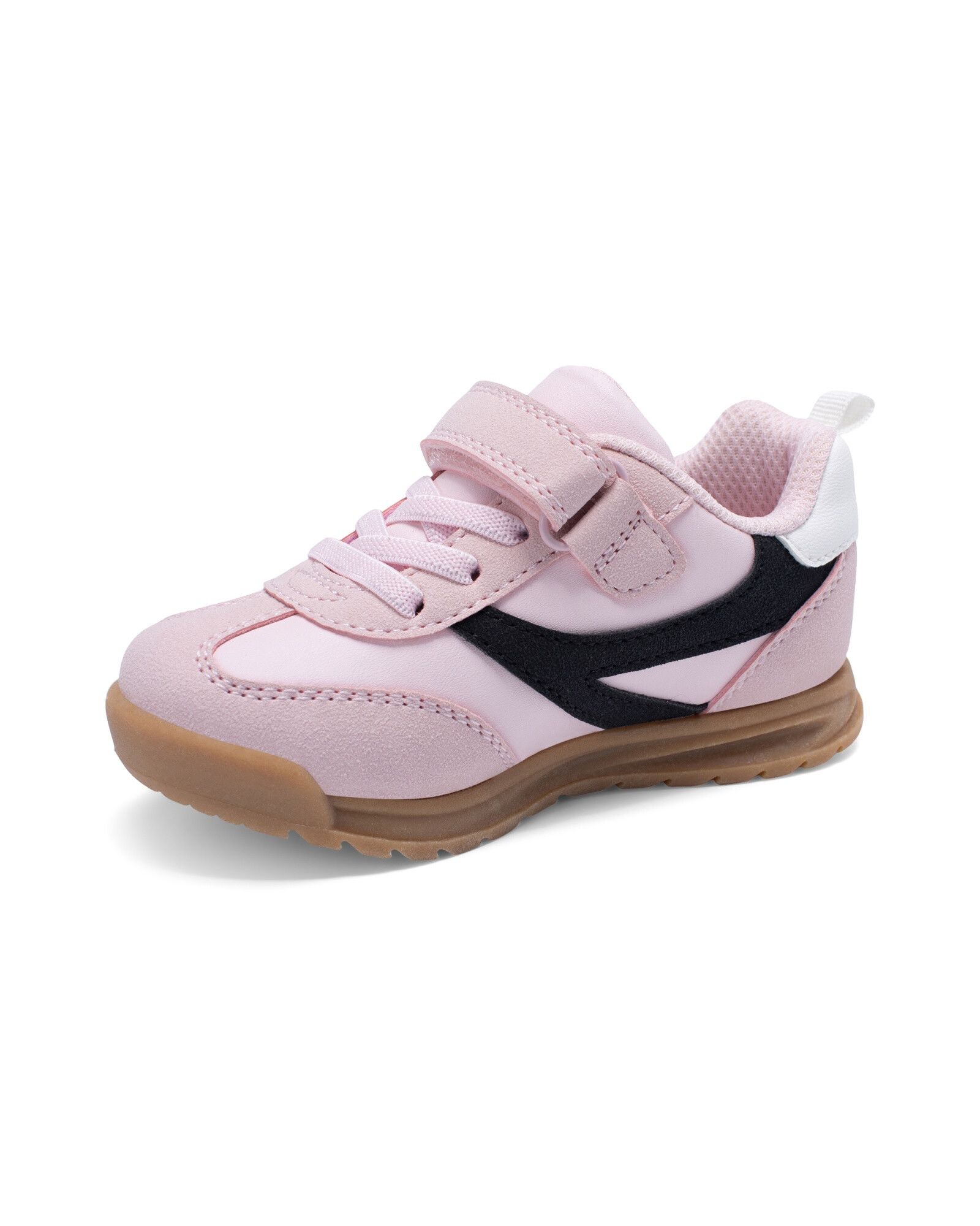 Championes con velcro, rosados Sin color