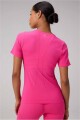 Top Feather Tech+ Short-Sleeve Mujer Pink Crush