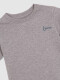 Camiseta Con Print Gris
