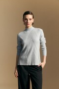 POLERA PIURA Gris Melange