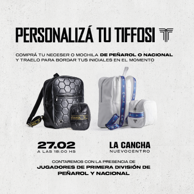 mochilas peñarol nacional