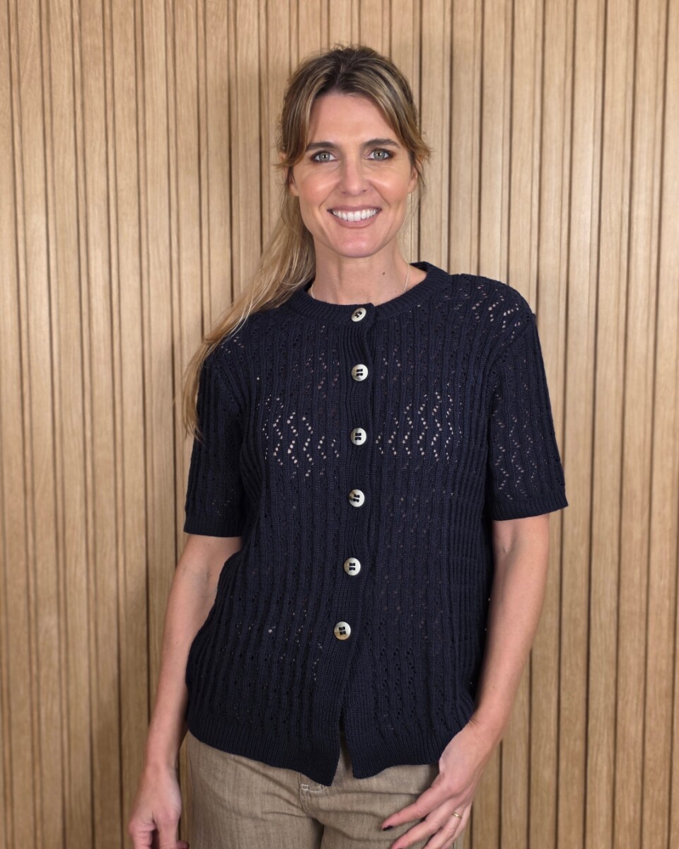 Cardigan Mora - Negro 