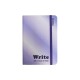 Cuaderno glitter degradé A6 violeta