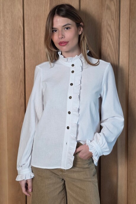 Camisa Franca Blanco