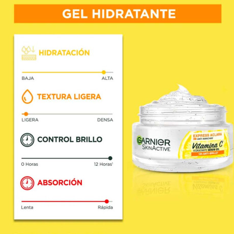Crema Gel Garnier Express Aclara Hidratante Vitamina C 50 ml