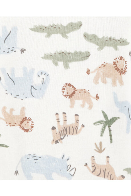 Pack cuatro bodies de algodón, diseño safari Pack cuatro bodies de algodón, diseño safari