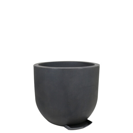 MACETA PLASTICO GRIS 27L
