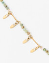 Pulseras Flexibles Piedra Pulsera De Acero Con Piedras - Dorado