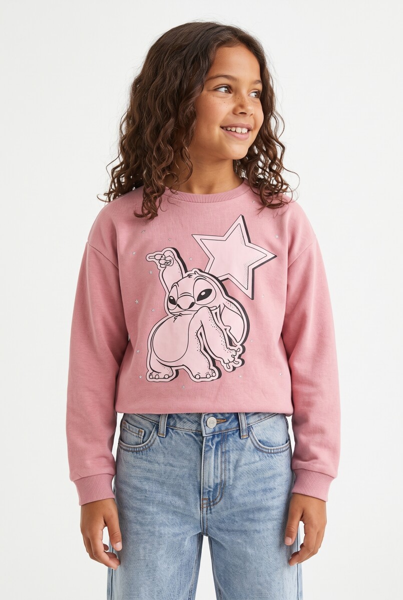 BUZO COOL STITCH - ROSA OSCURO 