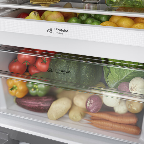 Refrigerador Consul 479 lts Inox CRM56JK, frío seco Refrigerador Consul 479 lts Inox CRM56JK, frío seco