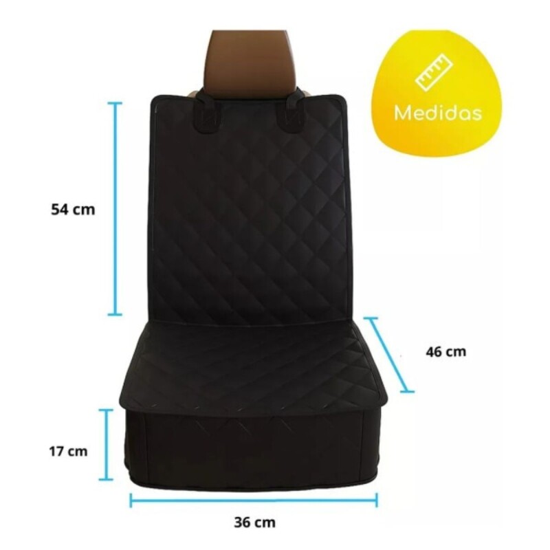 Cubre Asiento Delantero Auto Mascota Protector Impermeable Cubre Asiento Delantero Auto Mascota Protector Impermeable