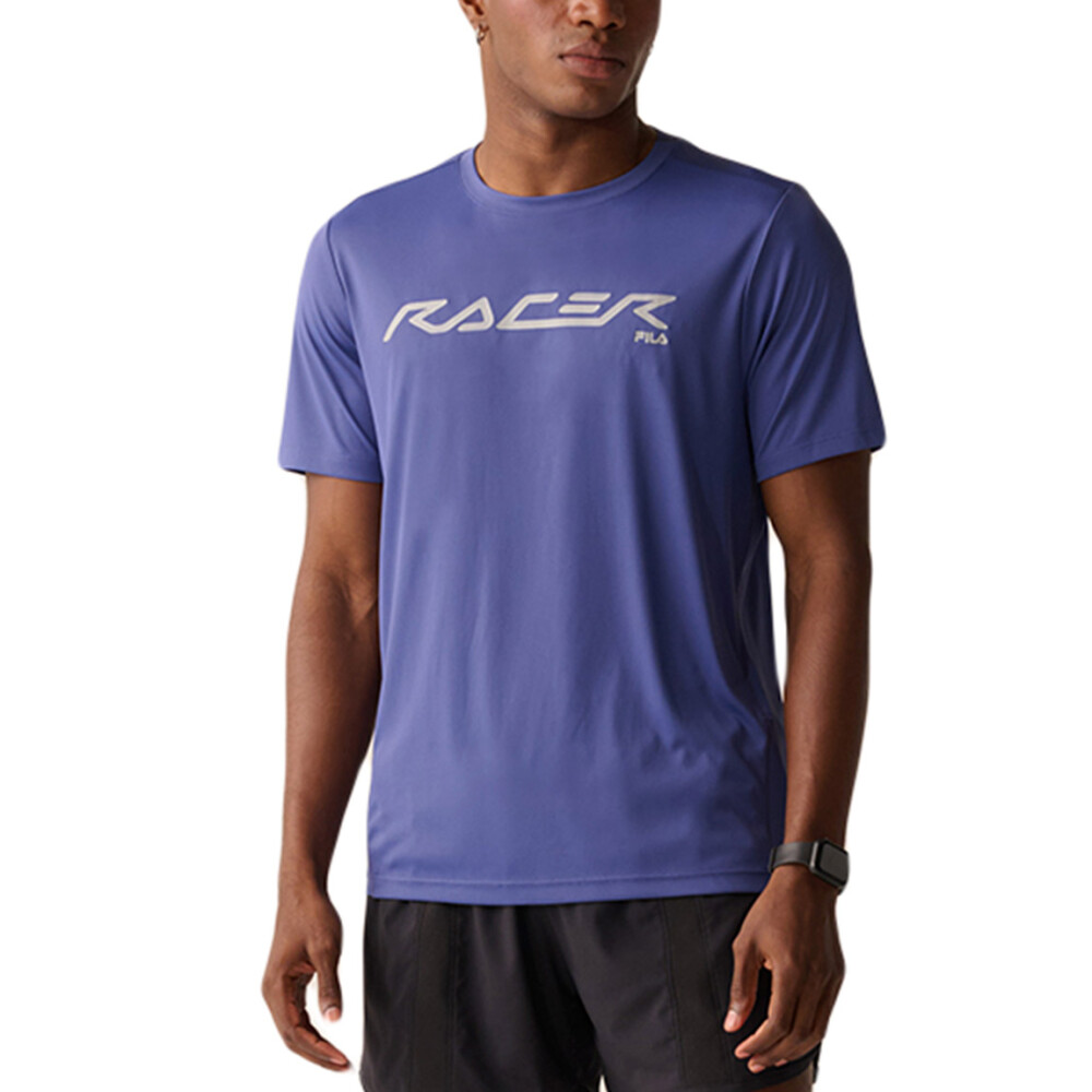 Fila remera reflective core run azul oscuro Hombre Azul Oscuro