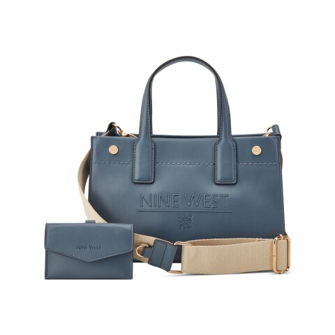 Pauline Small Tote Crossbody Vintage Denim