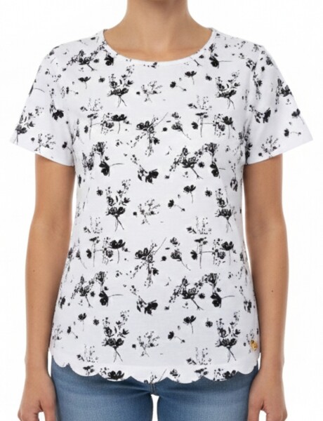 BLUSA A LA BASE Flor