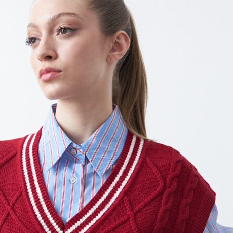 CHALECO ANTLIA Rojo Oscuro