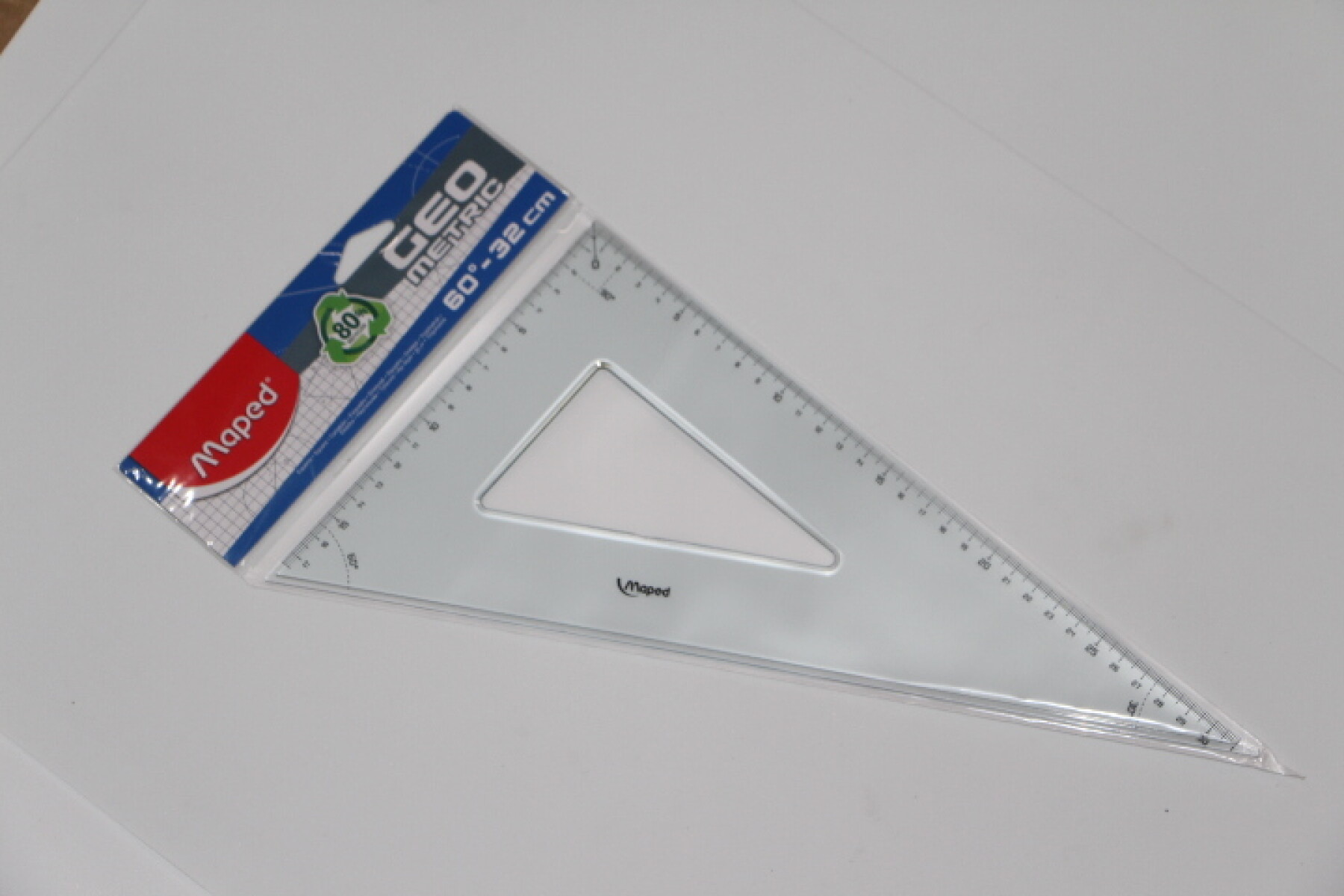 ESCUADRA MAPED ACRILICA 32 CM 60 GRADOS 