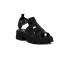 Darkness Sandalia C/plataforma Estampado Croco Negro-negro