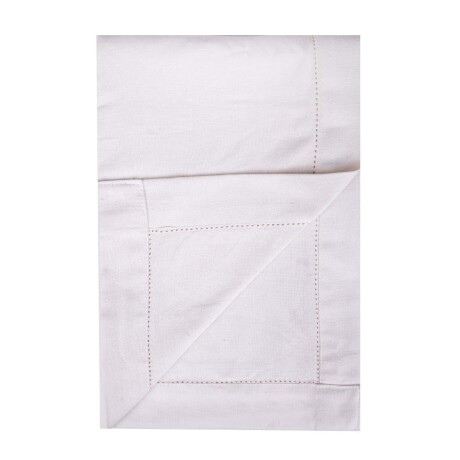 MANTEL STRIPE ALGODON BLANCO MILANI