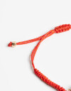 Pulseras Flexibles Lucky charm Pulsera De Cordón Con Dije Gatito Lucky - Dorado