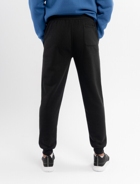 Pantalon felpa Leo negro