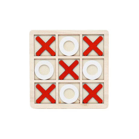 Juego de mesa TATETI XXL Blanco Y Rojo