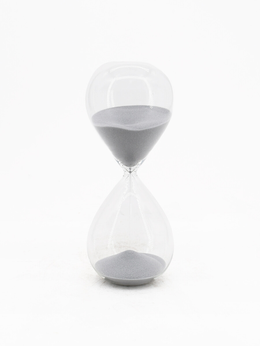 RELOJ DE ARENA 30 MINUTOS - GRIS OSCURO 