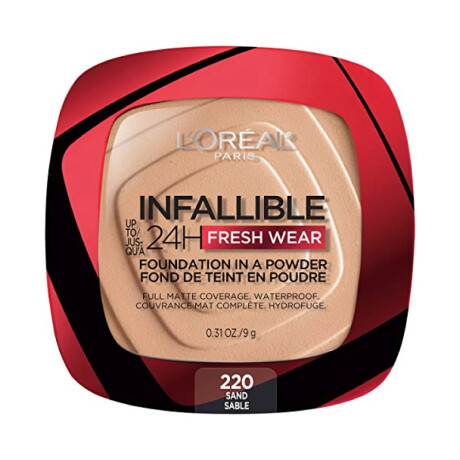 Base de Maquillaje en Polvo L'Oréal Paris Infallible 24H Fresh Wear Sand 9g Base de Maquillaje en Polvo L'Oréal Paris Infallible 24H Fresh Wear Sand 9g