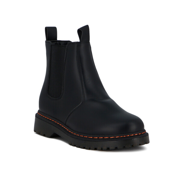 Darkness Botin De Dama Casual Con Elastico Suela Baja Negro