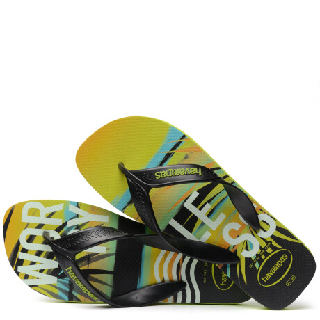 Sandalia de Hombre Havaianas Havaiana Surf Verde - Amarillo Limón
