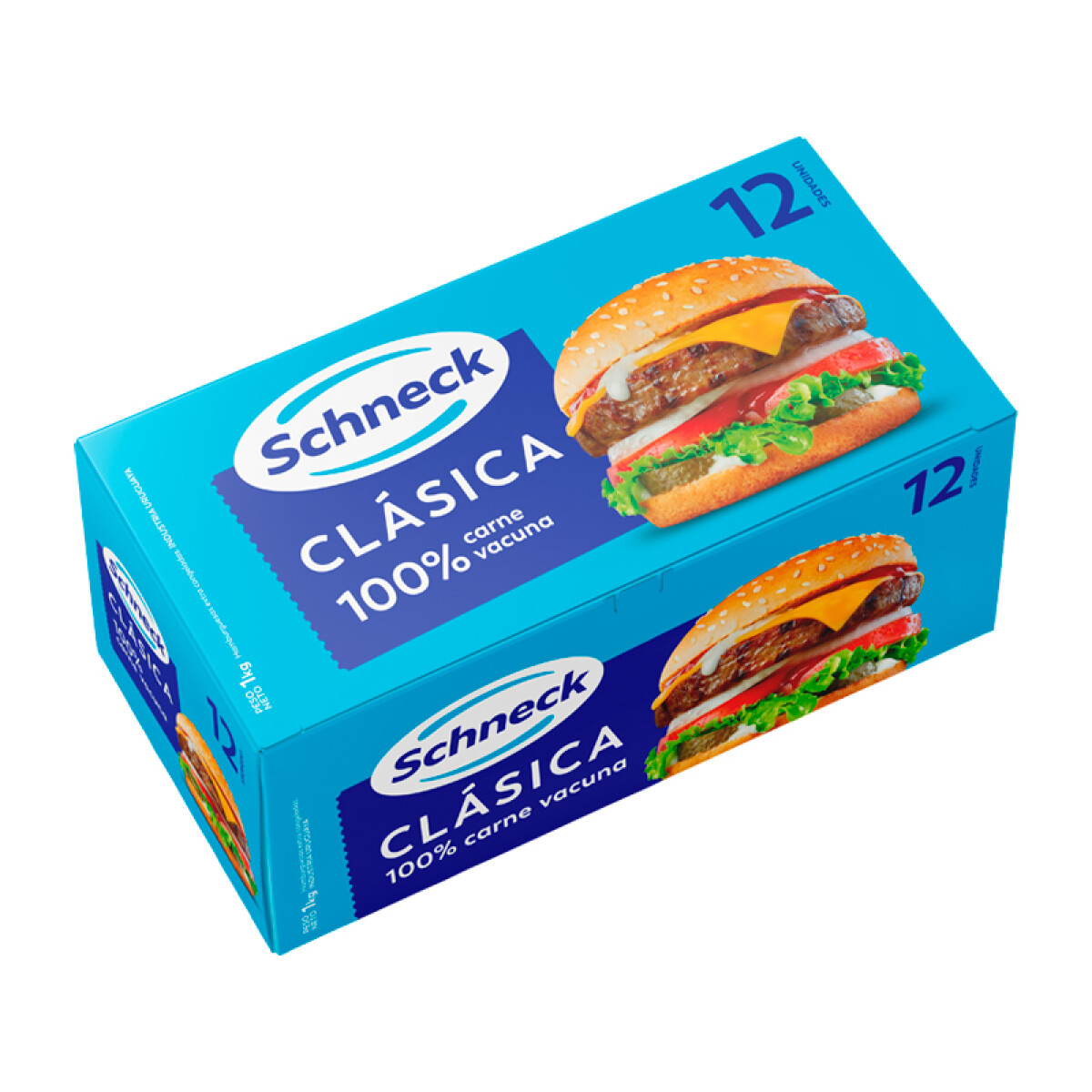 Hamburguesa Clásica Schneck - x 12 unidades 