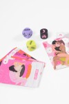 Lucky Lovers juego de cartas, dados y raspaditas rosa