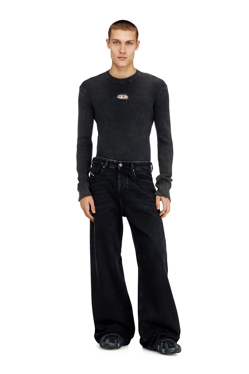 Jean Para Hombre D-Rise Negro/gris Oscuro