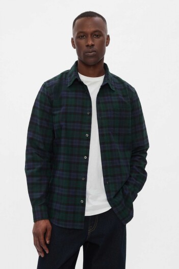 Camisa Standard Oxford Hombre Blackwatch Plaid