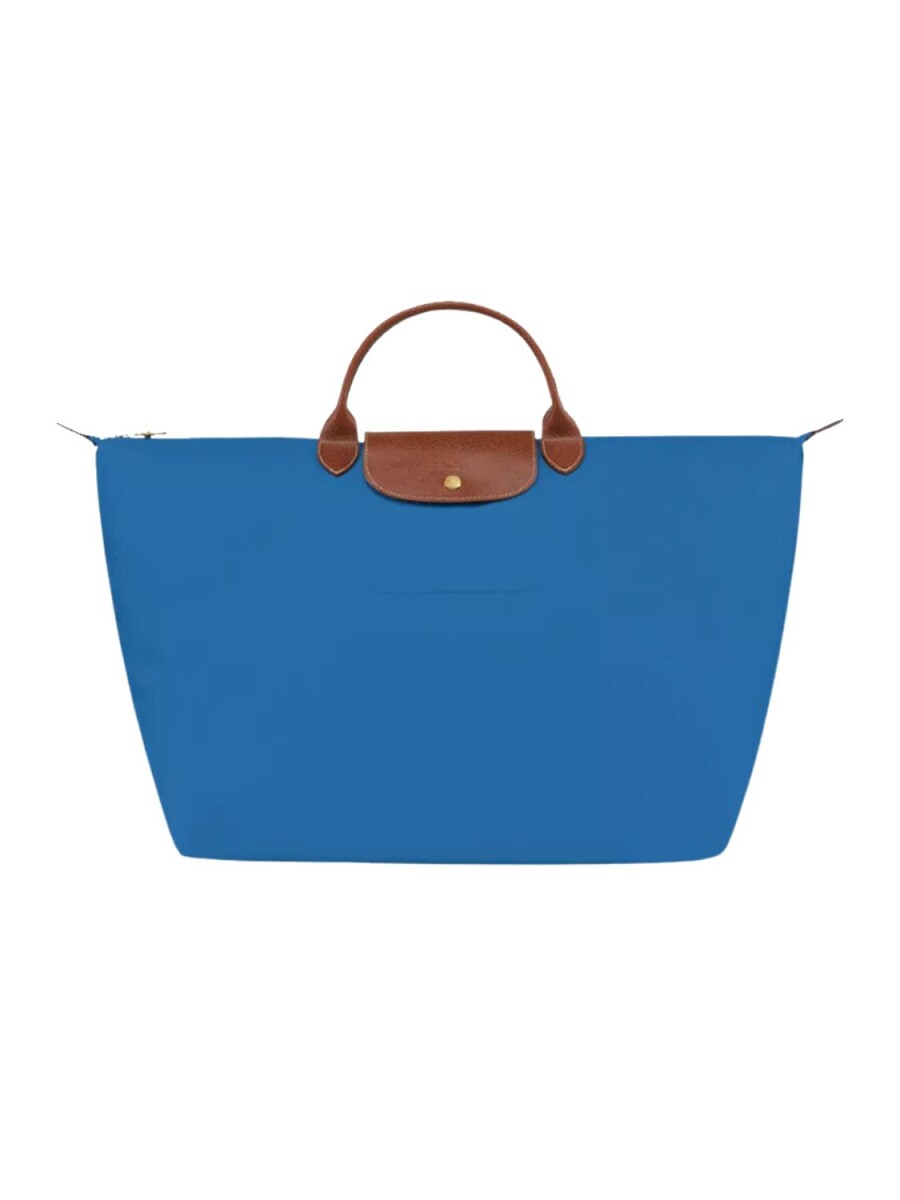 Longchamp -Bolso de viaje Longchamp plegable con cierre y asa corta, Le pliage 