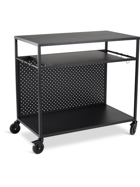 Mesa de barbacoa INDSLEV A50xL90 negro Mesa de barbacoa INDSLEV A50xL90 negro