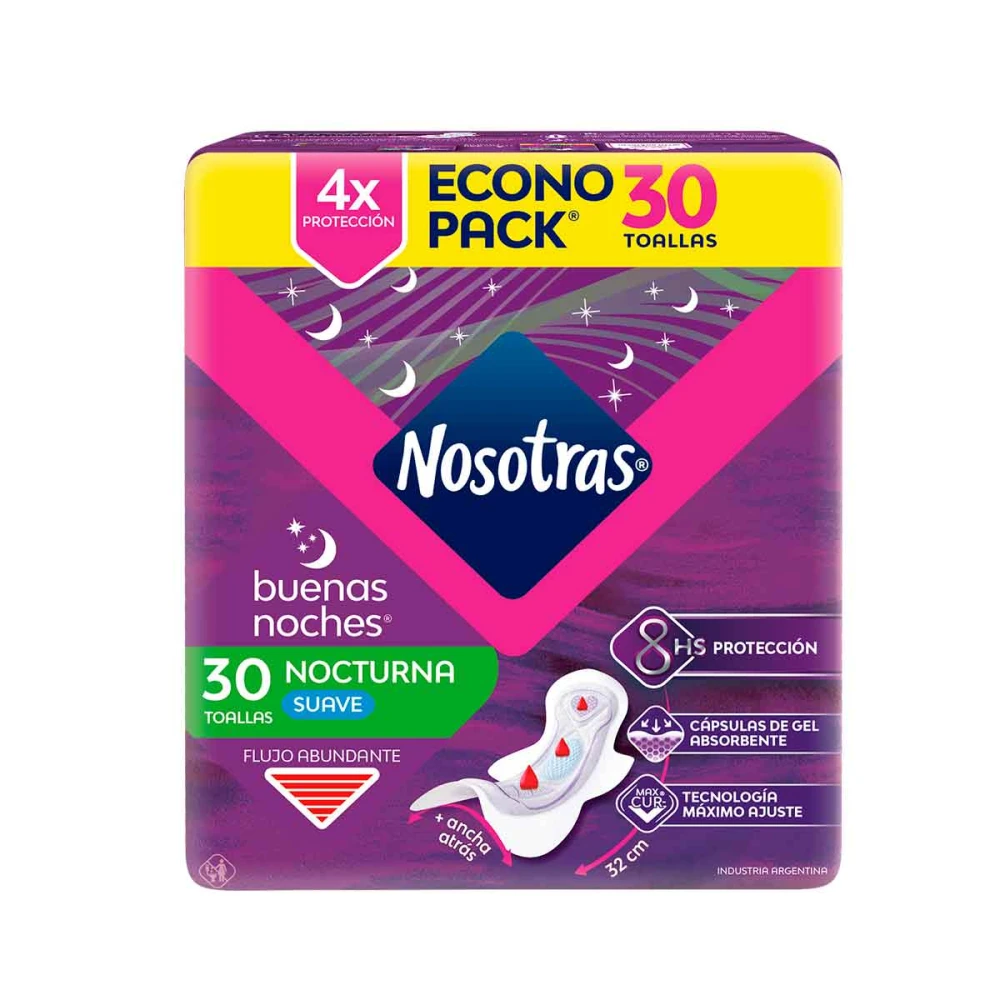 NOSOTRAS BUENAS NOCHES MAX CURV X 30 UN